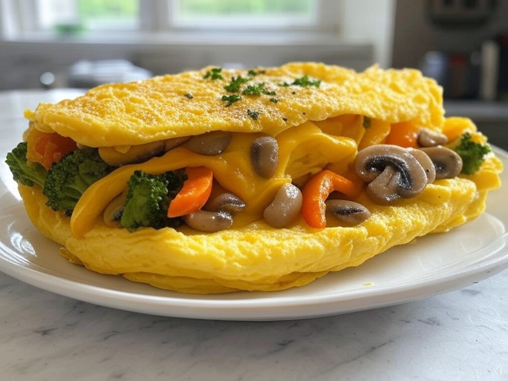Eight Egg Omelet